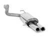 Fox Edelstahl Sportauspuff VW T5 4motion Caravelle Kombi Multivan 2x80mm rund eingerollt gerade mit Absorber