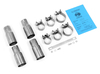 Fox Edelstahl Duplex Sportauspuff Audi S4 B6 Typ 8E Limousine/Avant je 90mm rund doppelwandig - Abb. 2