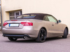 Fox Edelstahl Duplex Sportauspuff Audi A5 S5 quattro Coupe/Cabrio 3.0 + 4.2 inkl. S-Line je 1x100mm rund eingerollt abgeschrägt mit Absorber - Abb. 2