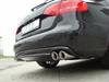 Fox Edelstahl Duplex Sportauspuff Audi A4/S4 B8 8K quattro 3.0 + 4.2 inkl. S-Line je 2x90mm rund eingerollt abgeschrägt mit Absorber - Abb. 6