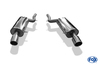 Fox Edelstahl Duplex Sportauspuff Audi RS6 4B Typ C5 Limousine u. Avant 1x100mm rund eingerollt abgeschrägt - Abb. 2