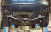 Fox Edelstahl Duplex Sportauspuff Audi RS6 4F Typ C6 Limousine u. Avant 2x80mm rund eingerollt abgeschrägt mit Absorber - Abb. 7
