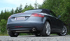 Fox Edelstahl Duplex Sportauspuff Audi TT 8J Coupe u. Roadster 1x90mm rund eingerollt abgeschrägt mit Absorber - Abb. 2