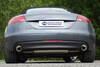 Fox Edelstahl Duplex Sportauspuff Audi TT 8J Coupe u. Roadster 1x90mm rund eingerollt abgeschrägt mit Absorber - Abb. 5