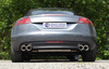 Fox Edelstahl Duplex Sportauspuff Audi TT 8J Coupe u. Roadster 2x100mm rund eingerollt abgeschrägt mit Absorber - Abb. 2