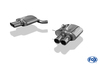 Fox Edelstahl Duplex Sportauspuff BMW 6er F12 F13 650i Cabrio u. Coupe 2x90mm rund eingerollt abgeschrägt