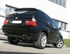 Fox Edelstahl Duplex Sportauspuff BMW X5 E53 je 160x80mm flachoval eingerollt abgeschrägt mit Absorber