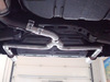 Fox Edelstahl Duplex Endrohrgeweih Hyundai i30 - Modelle aus Korea ab 2007 1x90mm rund eingerollt abgeschrägt mit Absorber - Abb. 5