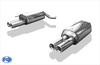 Fox Edelstahl Duplex Sportauspuff Mercedes S-Klasse Coupe CL215 2x76mm rund eingerollt gerade mit Absorber