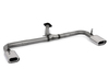 Fox Edelstahl Duplex Endrohrgeweih Toyota RAV 4 III 2.2l Diesel 135x80mm flachoval eingerollt abgeschrägt mit Absorber