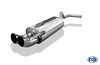 Fox Edelstahl Sportauspuff VW Polo 6N 2x76mm DTM rund scharf gerade