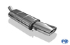 Fox Edelstahl Sportauspuff inkl. Verbindungsrohr Audi 80/90 89 B3 Limousine/Coupe und B4 Cabrio 2.0 16V 2.6l 2.8l 135x80mm flachoval - Abb. 2