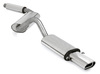 Fox Edelstahl Sportauspuff-Komplettanlage ab Kat Audi 80/90 89 B3 B4 Coupe u. Cabrio 2.6l 2.8l 135x80mm flachoval - Abb. 2