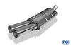 Fox Edelstahl Sportauspuff-Komplettanlage ab Kat Audi 80/90 89 B3 Limousine/Coupe u. B4 Cabrio 2.0 16V 2.3l 2x76mm rund scharf - Abb. 2