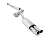 Fox Edelstahl Sportauspuff-Komplettanlage ab Kat Audi 80/90 89 B3 B4 Limousine/Coupe/Cabrio 2.0 16V 2.3l 2x76mm DTM rund scharf