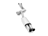 Fox Edelstahl Sportauspuff-Komplettanlage ab Kat Audi 80/90 89 B3 B4 Coupe 2.6l 2.8l bis Bj.07/94 2x76mm DTM rund scharf