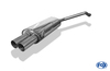Fox Edelstahl Sportauspuff-Komplettanlage ab Kat Audi 80 B4 Limousine/Avant 1.6-2.0l 2x76mm rund scharf gerade - Abb. 2