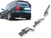 Fox Edelstahl Sportauspuff-Komplettanlage ab Kat Audi S4 Biturbo quattro A4 B5 Limousine/Avant 2x76mm rund eingerollt gerade mit Absorber