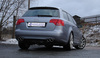 Fox Edelstahl Duplex Sportauspuff inkl. Verbindungsrohr Audi A4 B7 quattro Typ 8E Limousine/ Avant 3.0l TDI 2x88x74mm oval eingerollt abgeschrägt - Abb. 2