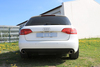 Fox Edelstahl Duplex Racing-Komplettanlage ab Kat. Audi A4 B8 8K Limousine/Avant 2.0l TFSI inkl. Quattro je 100mm rund eingerollt abgeschrägt - Abb. 2