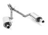 Fox Edelstahl Duplex Racing-Komplettanlage ab Kat. Audi A6 u. S6 quattro 4B Typ C5 Limousine u. Avant 1x80mm rund eingerollt gerade mit Absorber - Abb. 2