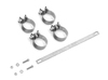 Fox Edelstahl Duplex Racing-Komplettanlage ab Kat. Audi A6 u. S6 quattro 4B Typ C5 Limousine u. Avant 1x80mm rund eingerollt gerade mit Absorber - Abb. 4