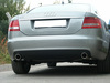 Fox Edelstahl Duplex Sportauspuff-Komplettanlage ab Kat Audi A6 4F Typ C6 quattro Limousine u. Avant 4.2l 1x90mm rund eingerollt abgeschrägt mit Absorber - Abb. 2