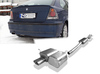 Fox Edelstahl Sportauspuff-Komplettanlage ab Kat BMW 3er E46 325Ti Compact 135x80mm flachoval eingerollt abgeschrägt mit Absorber