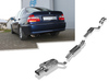 Fox Edelstahl Sportauspuff-Komplettanlage ab Kat BMW 3er E46 318i 320i 325i 328i Limousine/ Touring/ Coupe/ Cabrio 2x76mm rund scharf gerade