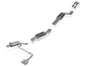 Fox Edelstahl Duplex Sportauspuff-Komplettanlage ab Kat BMW 3er E46 318i 320i 325i 328i Limousine/ Touring/ Coupe/ Cabrio 2x76mm rund eingerollt gerade mit Absorber