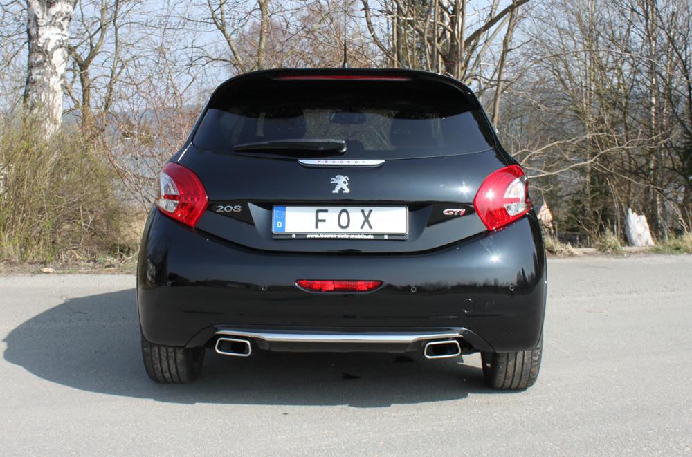 Fox Sportauspuff für Peugeot 208 Typ C - PE022013-347