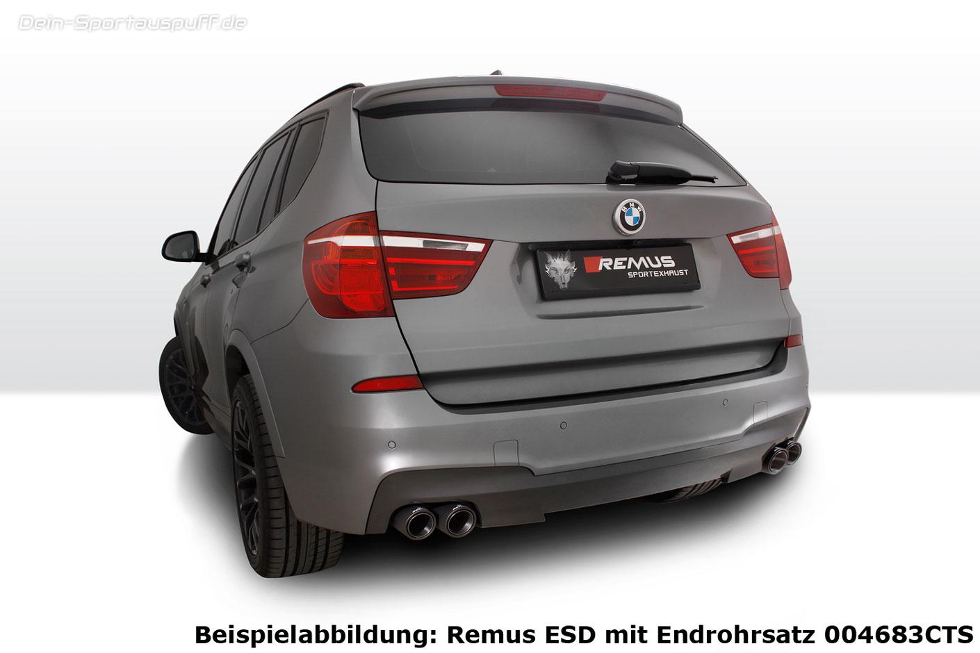 BMW X3 F25: Hartge Tuning-ESD aus Edelstahl mit vier Endrohren
