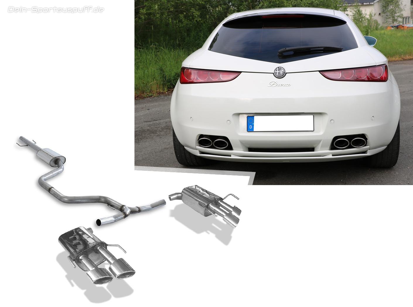 Brera exhaust discount