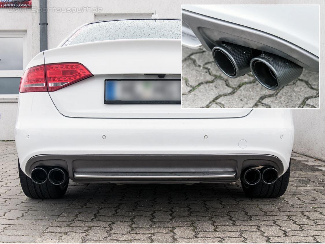 Ego X Edelstahl Duplex Sportauspuff Komplettanlage Ab Kat Mit Klappensteuerung Ø76mm Audi S5 8t