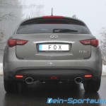 Infiniti FX30d Auspuffanlage Edelstahl