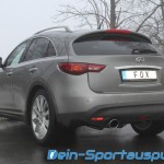 Infiniti FX30d Edelstahl Sport-Auspuffanlage