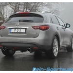 Infiniti FX30d Sportauspuffanlage